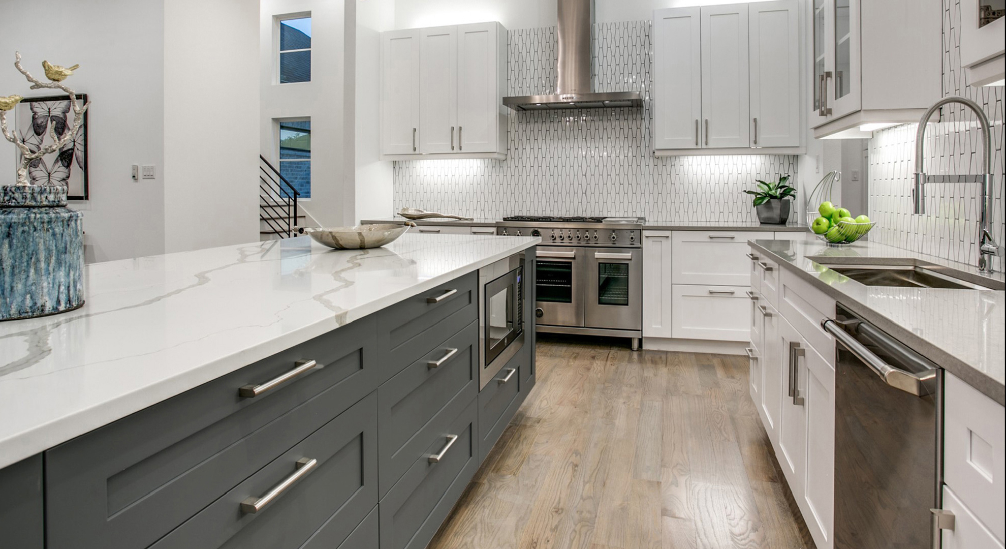 Elitecraft - Storm Gray Island- Shaker White